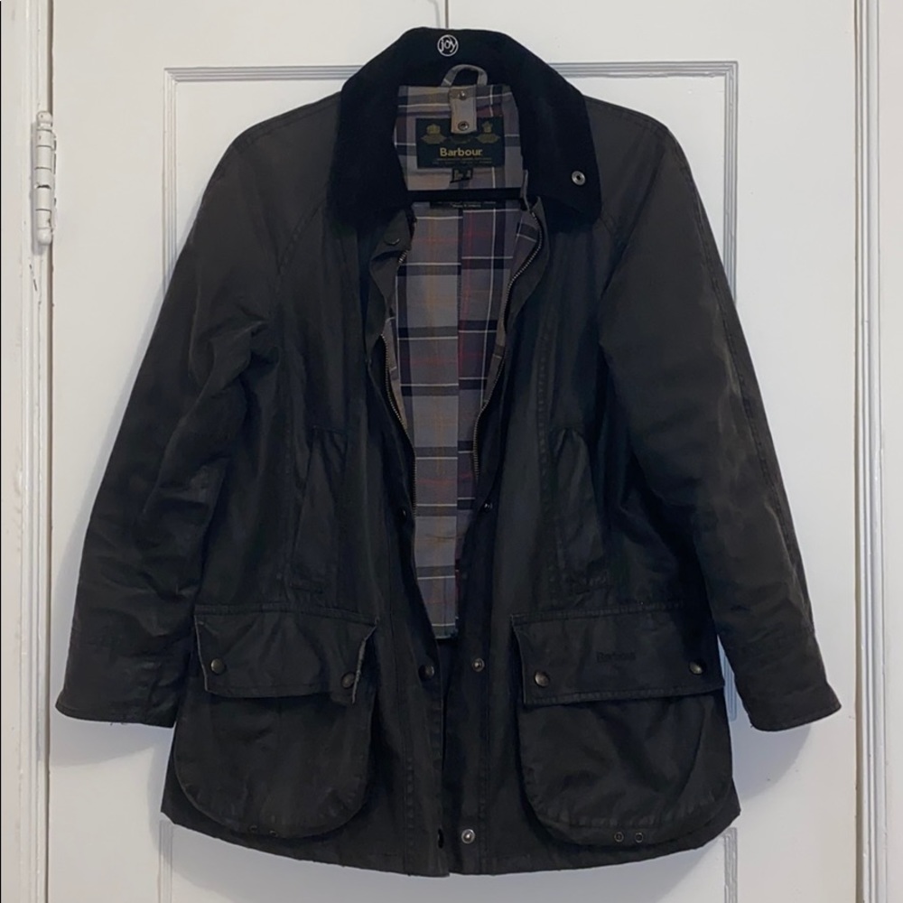 Barbour Beadnell Wax Jacket w/ removable hood